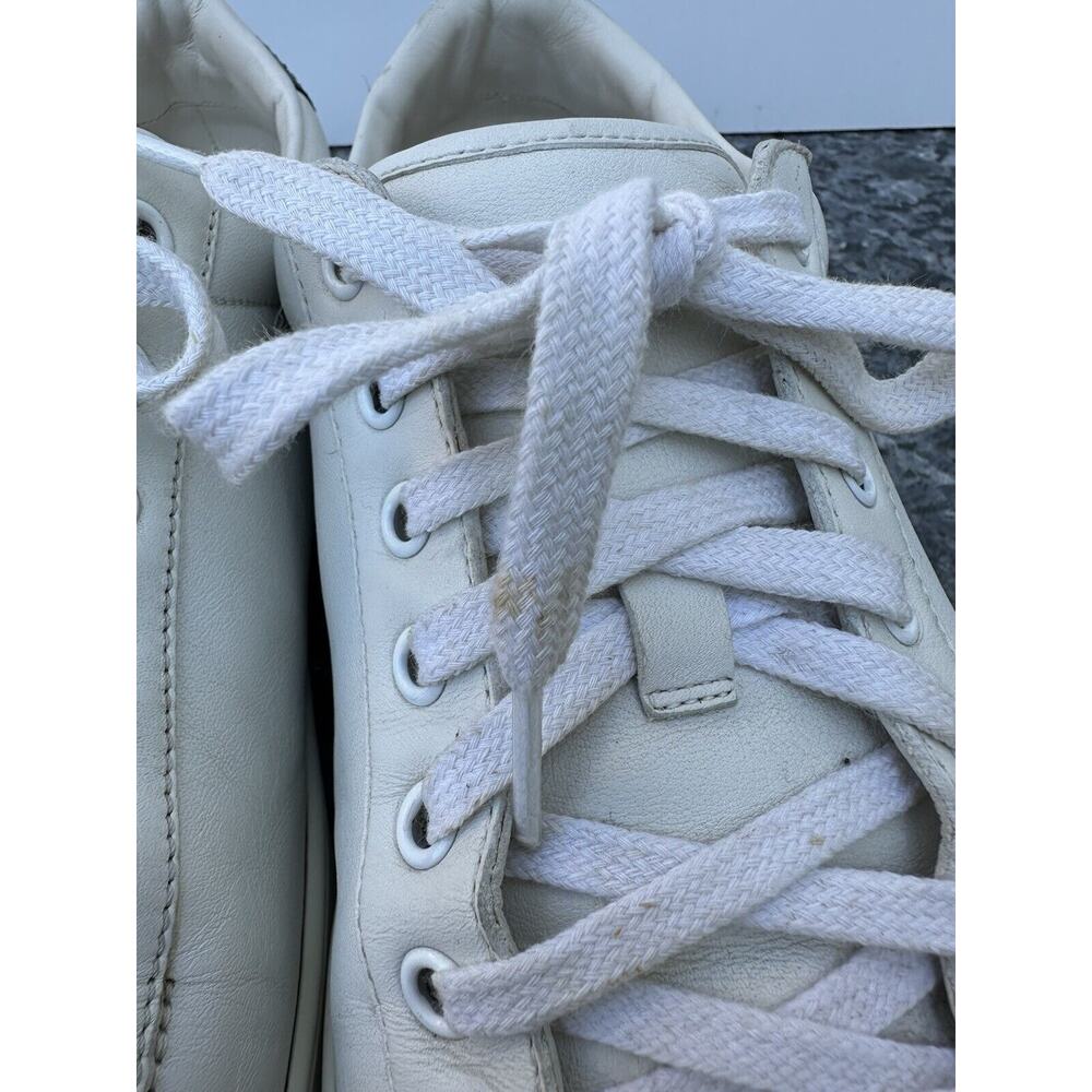 Gucci White Leather Low Top Sneakers Men’s Size 9.5 Missing Insole - Picture 9 of 15